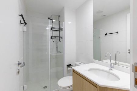 Studio para alugar com 27m², 1 quarto e sem vaga Studio para alugar com 27m², 1 quarto e sem vagaBanheiro