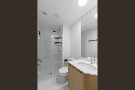 Studio para alugar com 27m², 1 quarto e sem vaga Studio para alugar com 27m², 1 quarto e sem vagaBanheiro