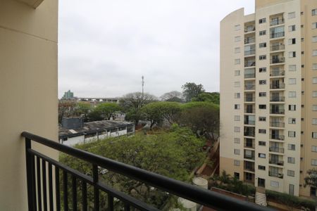 Varanda da Sala de apartamento para alugar com 2 quartos, 50m² em Jardim Três Marias, São Paulo