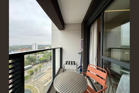 Studio para alugar com 25m², 1 quarto e sem vagaSacada