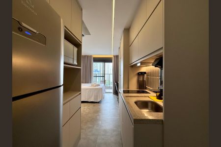 Studio para alugar com 25m², 1 quarto e sem vagaCozinha
