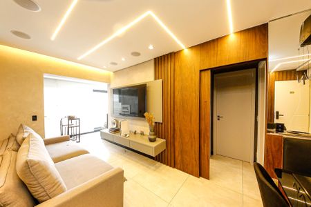 Sala de apartamento à venda com 2 quartos, 64m² em Jardim Independência (são Paulo), São Paulo