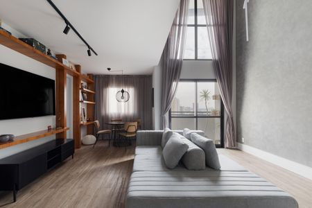 Sala de apartamento para alugar com 2 quartos, 80m² em Pinheiros, São Paulo