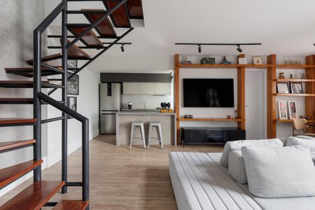 Sala de apartamento para alugar com 2 quartos, 80m² em Pinheiros, São Paulo