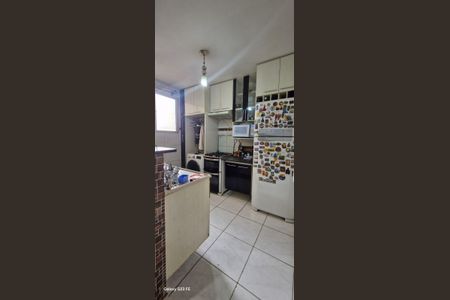 Cozinha e Área de Serviço de apartamento à venda com 1 quarto, 44m² em Industrial Santa Rita, Contagem