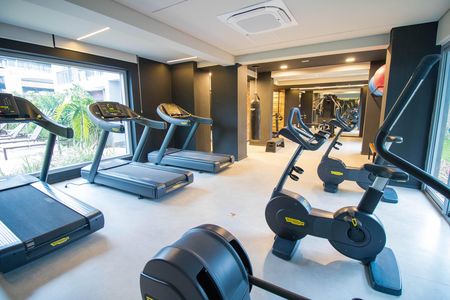 Studio para alugar com 25m², 1 quarto e sem vaga Studio para alugar com 25m², 1 quarto e sem vagaÁrea comum - Academia