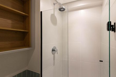 Banheiro de kitnet/studio à venda com 1 quarto, 25m² em Santa Efigênia, São Paulo