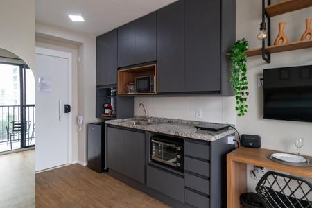 Studio à venda com 26m², 1 quarto e sem vaga Studio à venda com 26m², 1 quarto e sem vagaCozinha