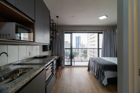 Studio à venda com 26m², 1 quarto e sem vaga Studio à venda com 26m², 1 quarto e sem vagaCozinha