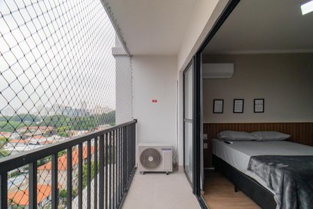 Varanda de kitnet/studio à venda com 1 quarto, 26m² em Barra Funda, São Paulo