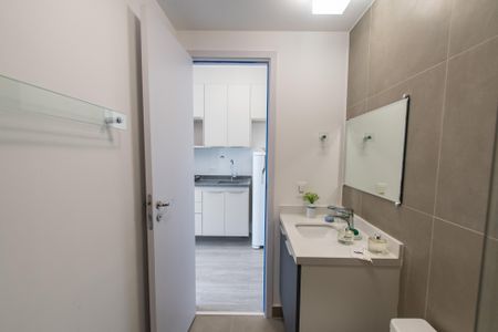 Studio à venda com 27m², 1 quarto e sem vaga Studio à venda com 27m², 1 quarto e sem vagaBanheiro