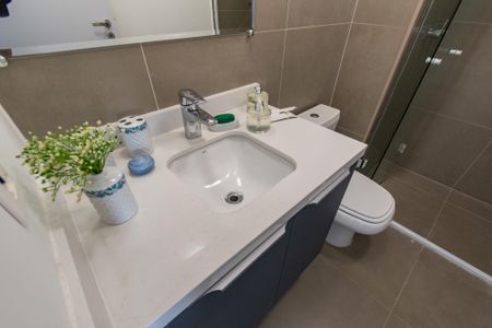 Studio à venda com 27m², 1 quarto e sem vaga Studio à venda com 27m², 1 quarto e sem vagaBanheiro