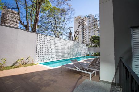 Área comum de kitnet/studio para alugar com 1 quarto, 27m² em Campo Belo, São Paulo