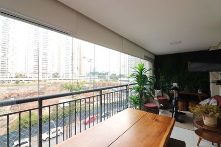 Varanda gourmet de apartamento à venda com 3 quartos, 147m² em Centro, São Bernardo do Campo