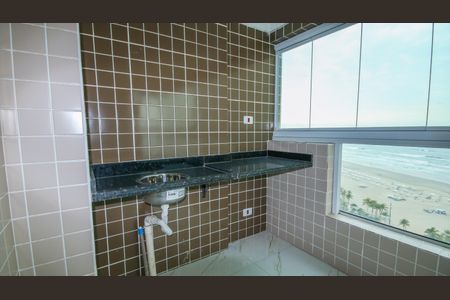 Varanda da Sala de apartamento para alugar com 2 quartos, 77m² em Nova Mirim, Praia Grande