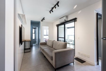 Sala de apartamento para alugar com 1 quarto, 45m² em Pompeia, São Paulo