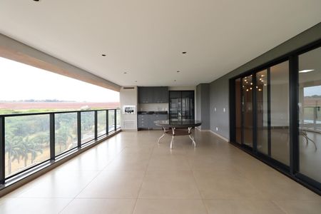 Sacada da Sala de apartamento para alugar com 4 quartos, 295m² em Bonfim Paulista, Ribeirão Preto