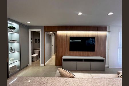 Apartamento para alugar com 49m², 1 quarto e 2 vagasSala