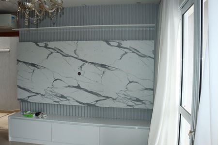 Sala de casa de condomínio para alugar com 3 quartos, 137m² em Jardim Nova Coimbra, Cotia