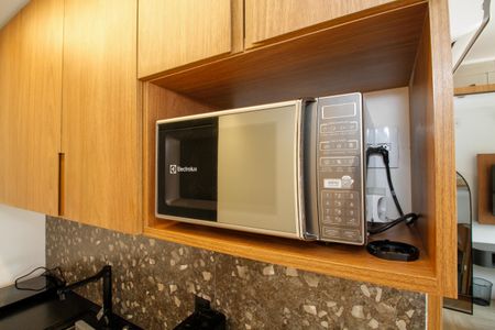 Studio para alugar com 21m², 1 quarto e sem vaga Studio para alugar com 21m², 1 quarto e sem vagaMicro-ondas