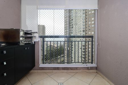 Varanda da Sala de apartamento para alugar com 2 quartos, 47m² em Vila Andrade, São Paulo