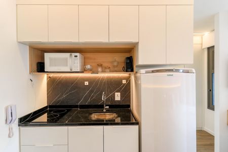 Studio à venda com 21m², 1 quarto e sem vaga Studio à venda com 21m², 1 quarto e sem vagaCozinha