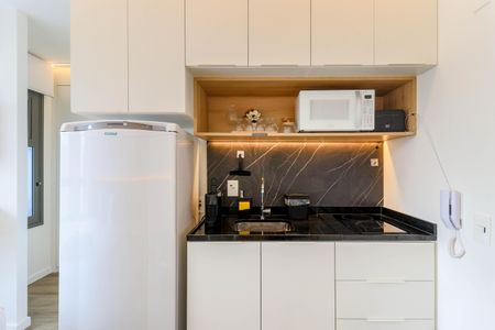 Studio à venda com 21m², 1 quarto e sem vaga Studio à venda com 21m², 1 quarto e sem vagaCozinha