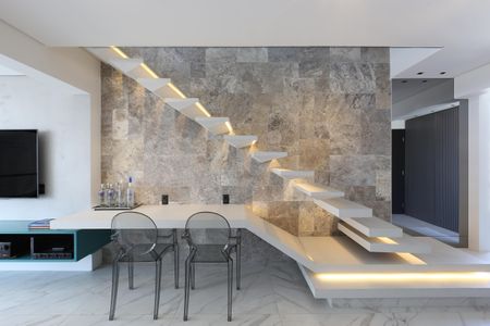 Sala de apartamento para alugar com 1 quarto, 125m² em Vila Olímpia, São Paulo