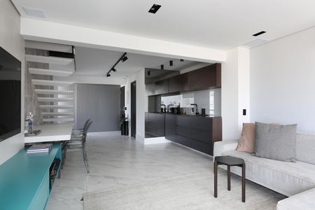 Sala de apartamento para alugar com 1 quarto, 125m² em Vila Olímpia, São Paulo
