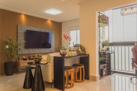 Sala de apartamento para alugar com 2 quartos, 72m² em Vila Santa Rita de Cassia, São Bernardo do Campo