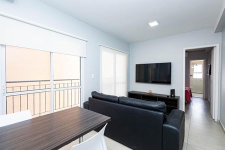 Sala de apartamento para alugar com 1 quarto, 45m² em Bela Vista, São Paulo