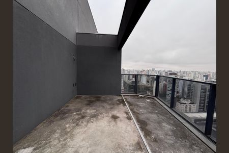 Varanda Studio de apartamento à venda com 1 quarto, 61m² em Vila Olímpia, São Paulo