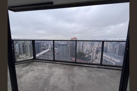 Varanda Studio de apartamento à venda com 1 quarto, 61m² em Vila Olímpia, São Paulo