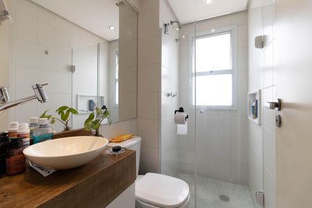 Apartamento à venda com 67m², 2 quartos e 1 vagaBanheiro Social