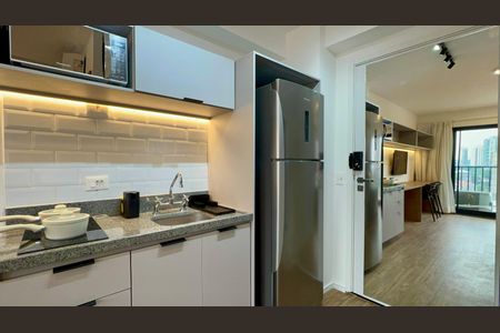 Studio para alugar com 24m², 1 quarto e sem vaga Studio para alugar com 24m², 1 quarto e sem vagaCozinha