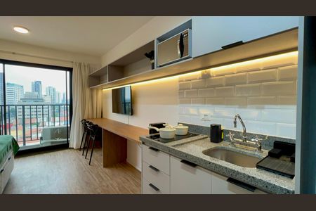 Studio para alugar com 24m², 1 quarto e sem vaga Studio para alugar com 24m², 1 quarto e sem vagaCozinha