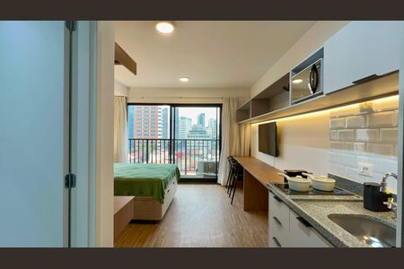 Studio para alugar com 24m², 1 quarto e sem vaga Studio para alugar com 24m², 1 quarto e sem vagaCozinha