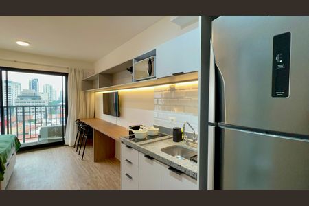 Studio para alugar com 24m², 1 quarto e sem vaga Studio para alugar com 24m², 1 quarto e sem vagaCozinha