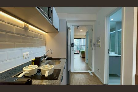 Studio para alugar com 24m², 1 quarto e sem vaga Studio para alugar com 24m², 1 quarto e sem vagaCozinha