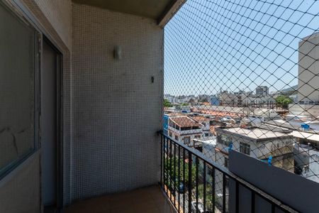 Varanda da Sala de apartamento à venda com 2 quartos, 64m² em Andaraí, Rio de Janeiro
