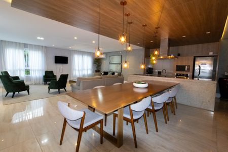 Apartamento para alugar com 55m², 2 quartos e 1 vagaÁrea comum - Salão de festas