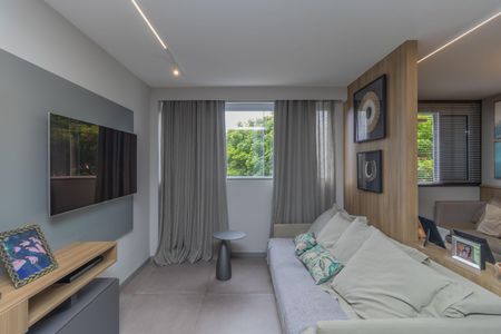Sala de apartamento à venda com 3 quartos, 127m² em Cidade Nova, Belo Horizonte