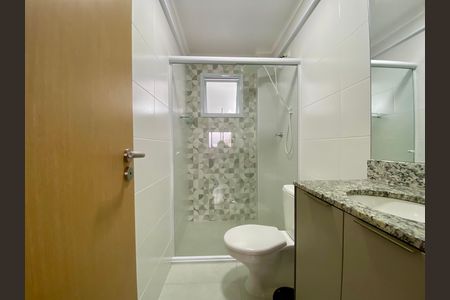Banheiro Social de apartamento para alugar com 1 quarto, 54m² em Vila Caiçara, Praia Grande