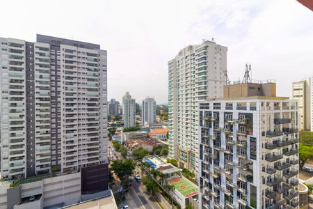 Varanda de kitnet/studio à venda com 1 quarto, 27m² em Santo Amaro, São Paulo