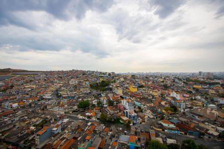 Vista da sala de apartamento para alugar com 2 quartos, 44m² em Parque Sao Vicente, Santo André