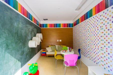 Área comum - Brinquedoteca de apartamento para alugar com 2 quartos, 44m² em Parque Sao Vicente, Santo André