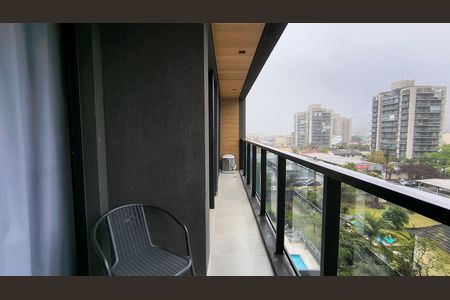 Varanda da Sala de apartamento à venda com 3 quartos, 78m² em Recreio dos Bandeirantes, Rio de Janeiro