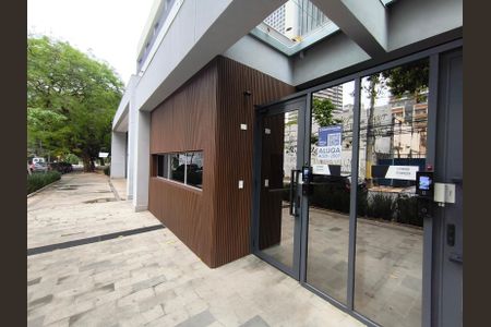 Studio à venda com 27m², 1 quarto e sem vagaFachada + Plaquinha