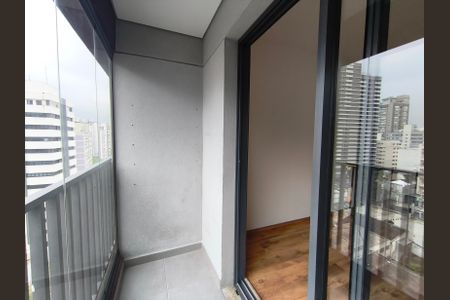Studio à venda com 27m², 1 quarto e sem vagaVaranda