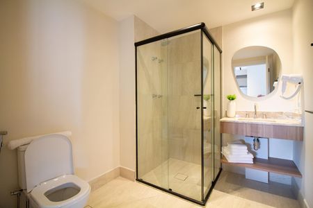 Apartamento para alugar com 44m², 2 quartos e sem vaga Apartamento para alugar com 44m², 2 quartos e sem vagaBanheiro Social